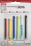 Universal Rainbow Stylus 6-Pack for Nintendo 3DS, DS Lite, DSi and DSi XL