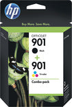 901 Ink Cartridge Combo Pack - Black/Tri-Color