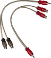 Female RCA Y Adaptors - (Pair)